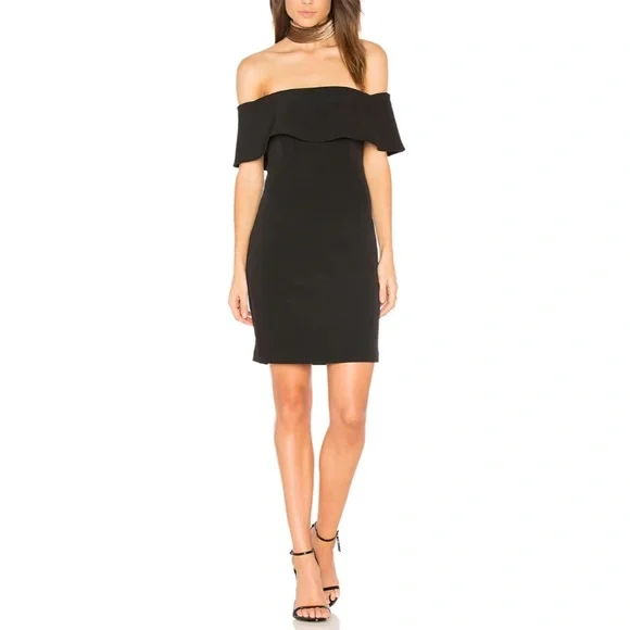 Bardot | Dresses | Nwt Bardot Black Off Shoulder Dress 6 | Poshmark